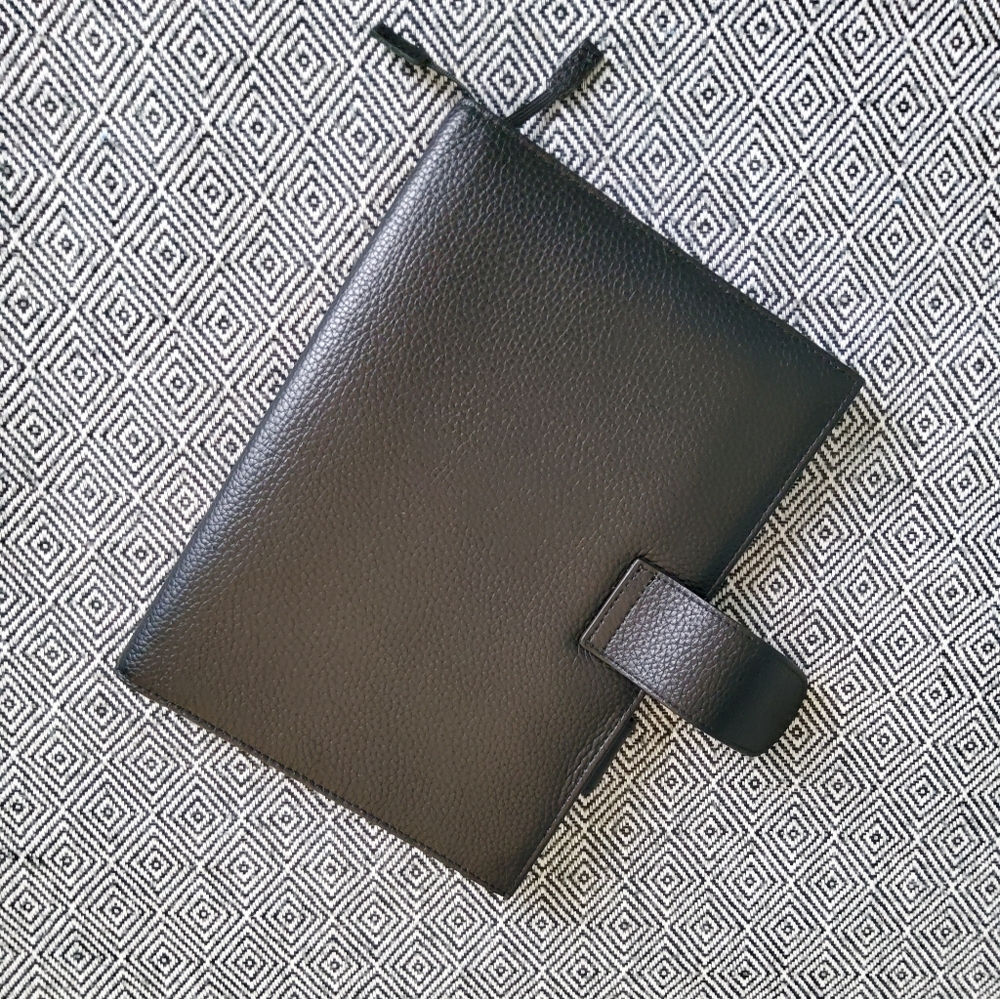 Moterm A5 planner cover Midnight (black) - Picture 4 of 5